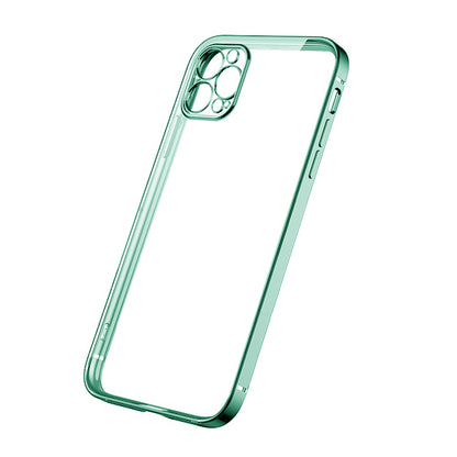 iPhone 12 Pro Mobilskal med Kameraskydd - Grön/transparent image 1