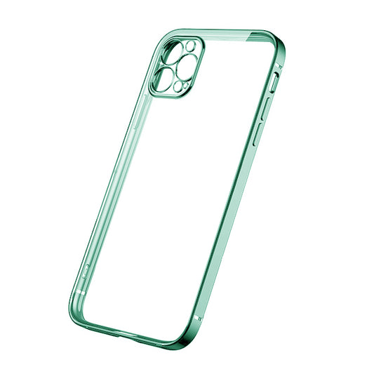 iPhone 12 Pro Mobilskal med Kameraskydd - Grön/transparent image 1