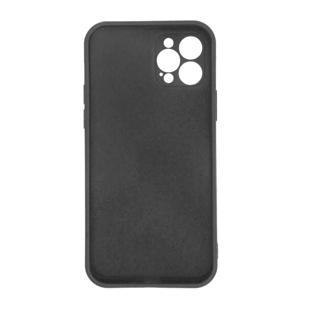 iPhone 12 Pro Max Silikonskal med Kameraskydd - Svart image 4