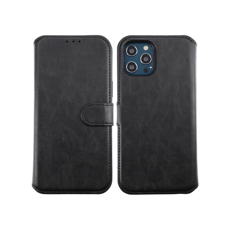 iPhone 12 Pro Max Plånboksfodral Magnet Rvelon - Svart image 2