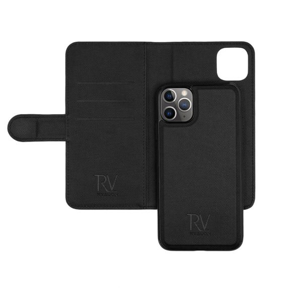 iPhone 11 Pro Max Plånboksfodral Magnet Rvelon - Svart image 1