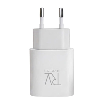 Rvelon Laddare Dubbel USB-A & USB-C 20W - 10 pack (bulk) image 2