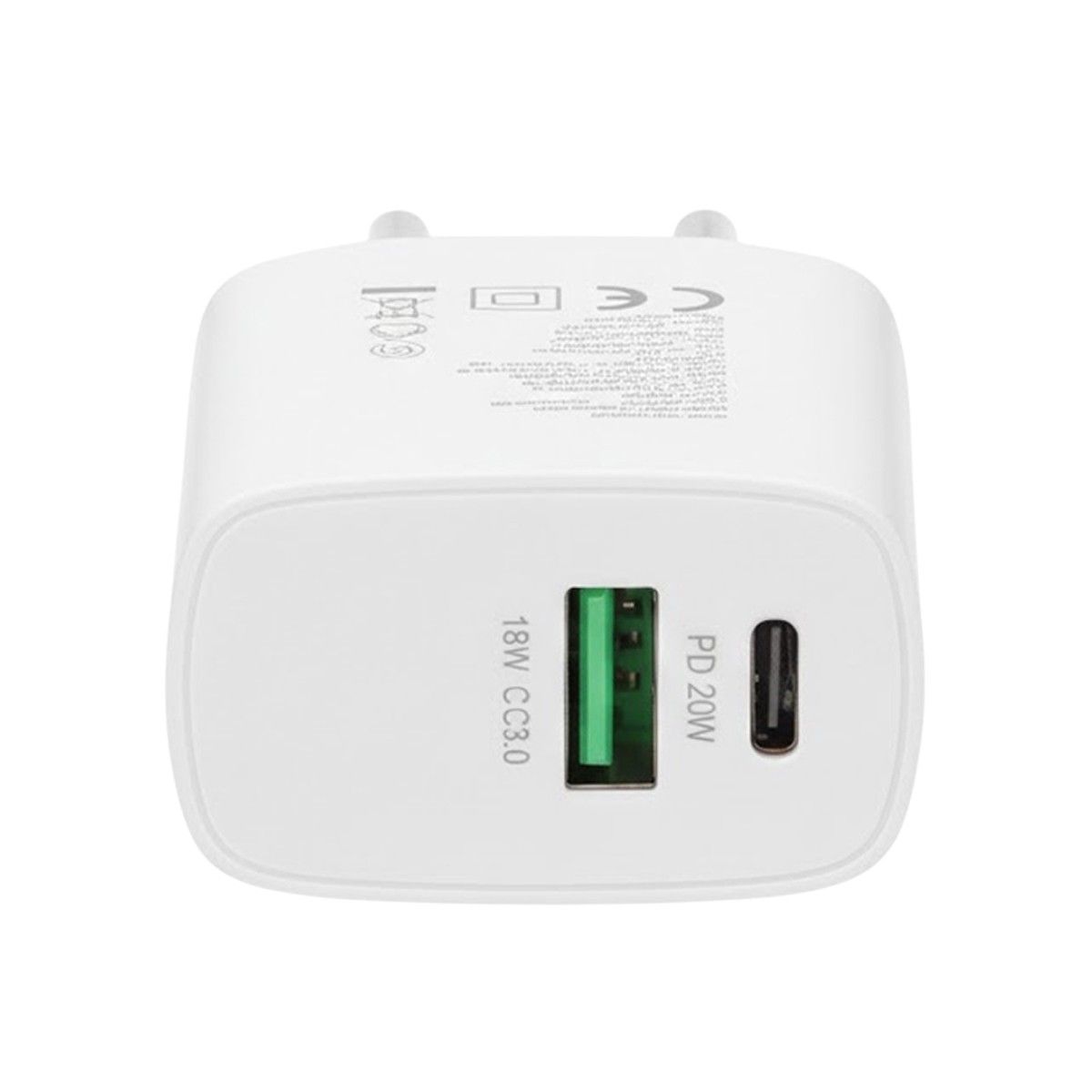 Rvelon Laddare Dubbel USB-A & USB-C 20W - 10 pack (bulk) image 5