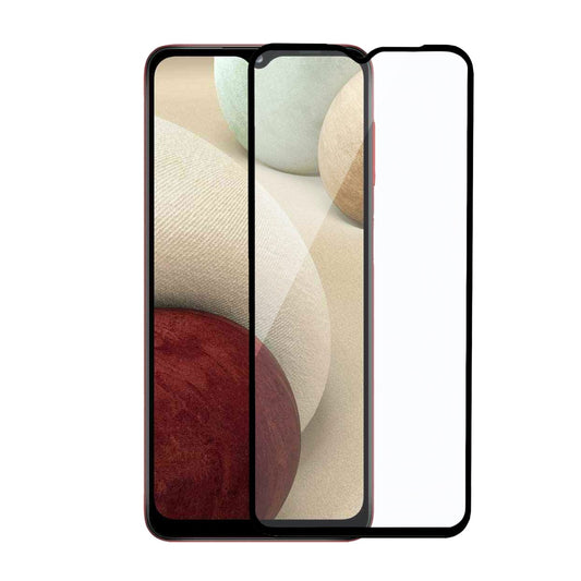 Skärmskydd Samsung Galaxy A02s - 3D Härdat Glas Svart image 2