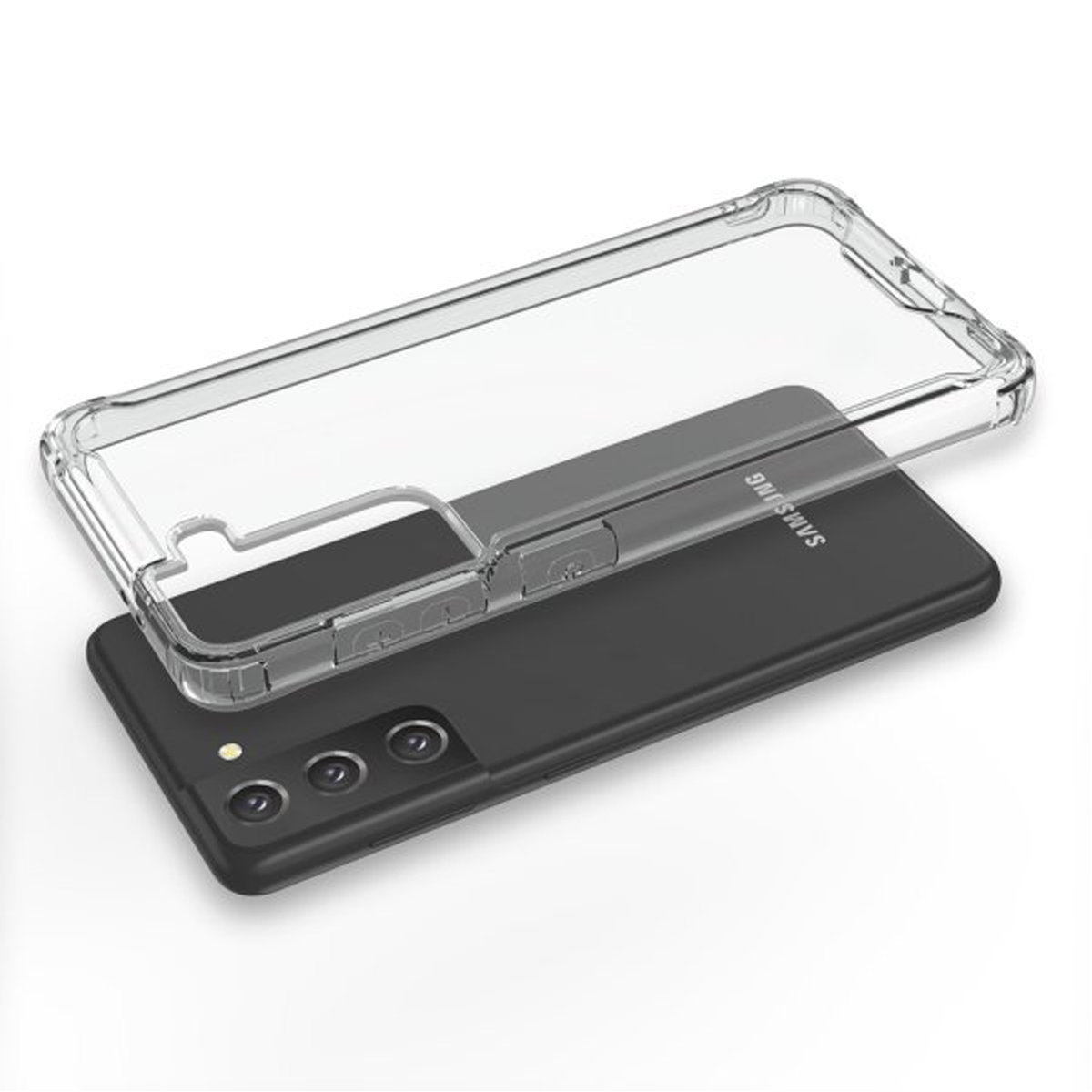 Stöttåligt Skal Samsung Galaxy S21 Plus - Transparent image 3