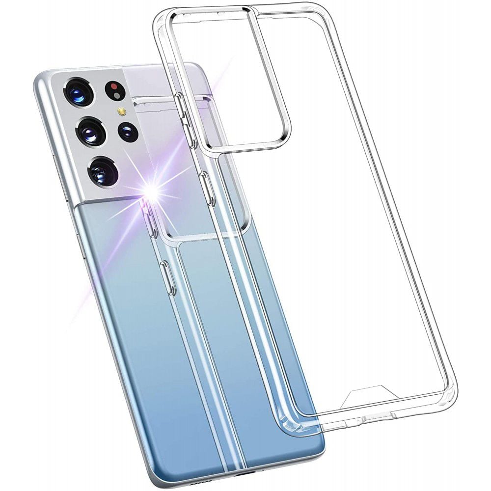 Stöttåligt Skal Samsung Galaxy S21 Ultra - Transparent image 1