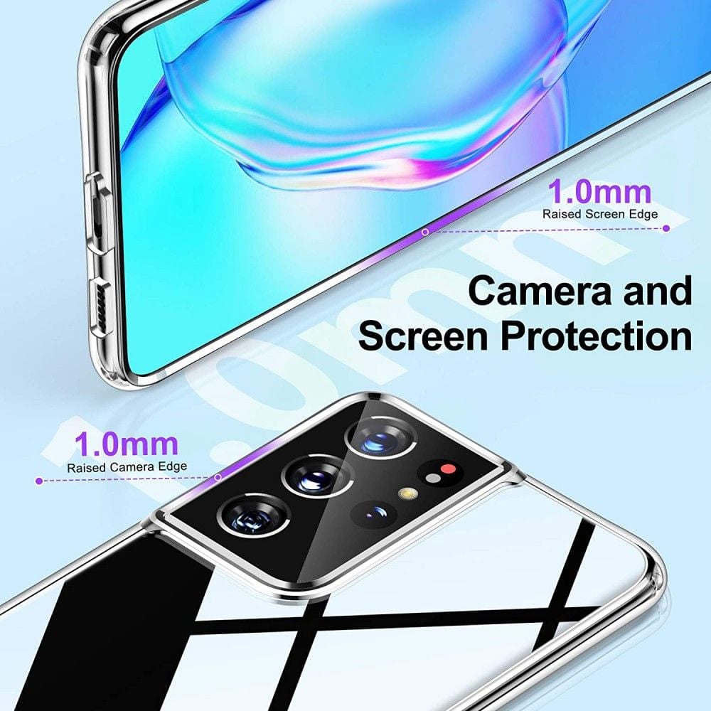 Stöttåligt Skal Samsung Galaxy S21 Ultra - Transparent image 4