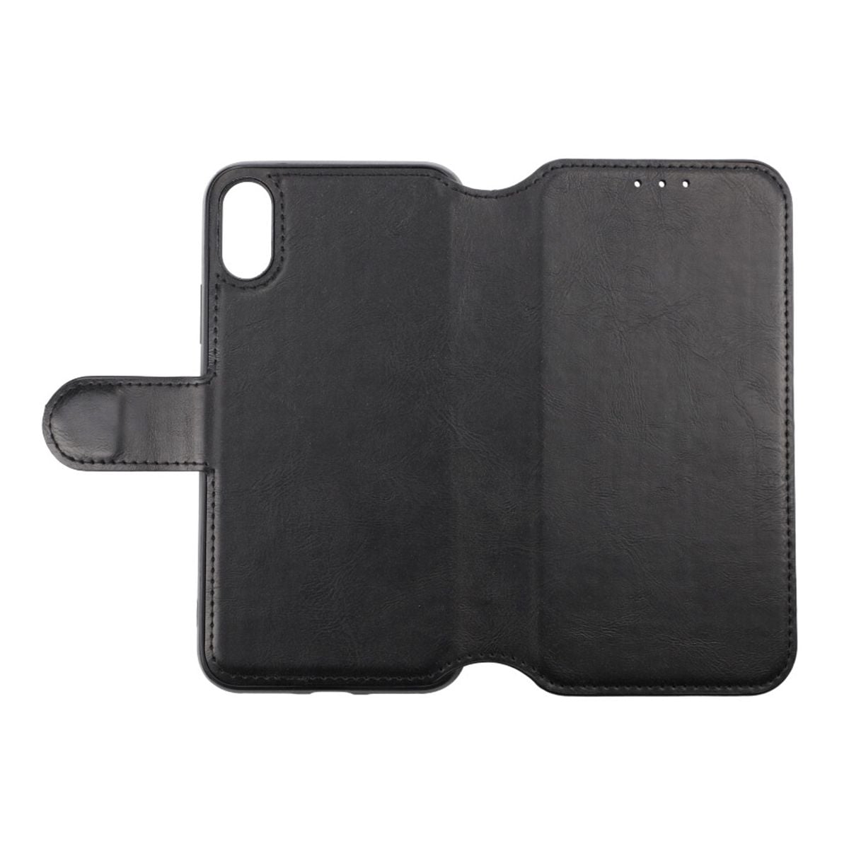 iPhone X/XS Plånboksfodral Extra Kortfack Rvelon - Svart image 4
