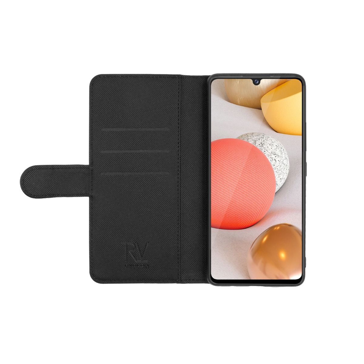 Samsung A42 5G Plånboksfodral med Extra Kortfack Rvelon - Svart image 2