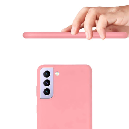 Samsung Galaxy S21 Plus Silikonskal - Rosa image 2