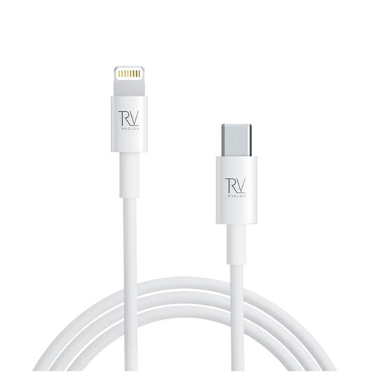 Rvelon USB-C till Lightning Kabel 1m image 1