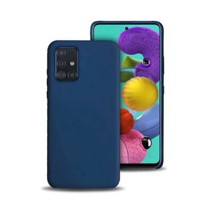 Samsung A72 Silikonskal - Blå image 1
