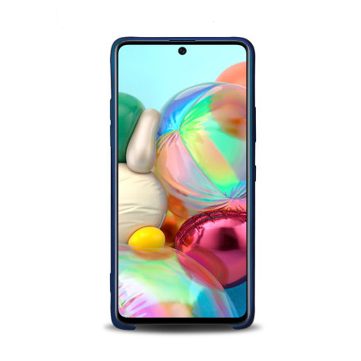 Samsung A72 Silikonskal - Blå image 2