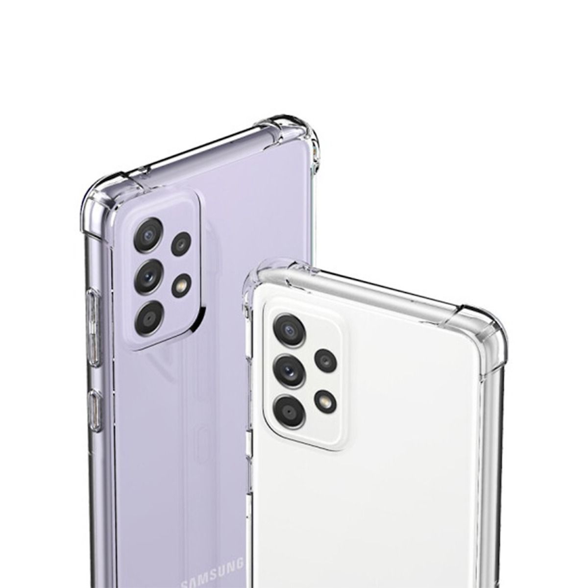 Stöttåligt Skal Samsung Galaxy A52 - Transparent image 2