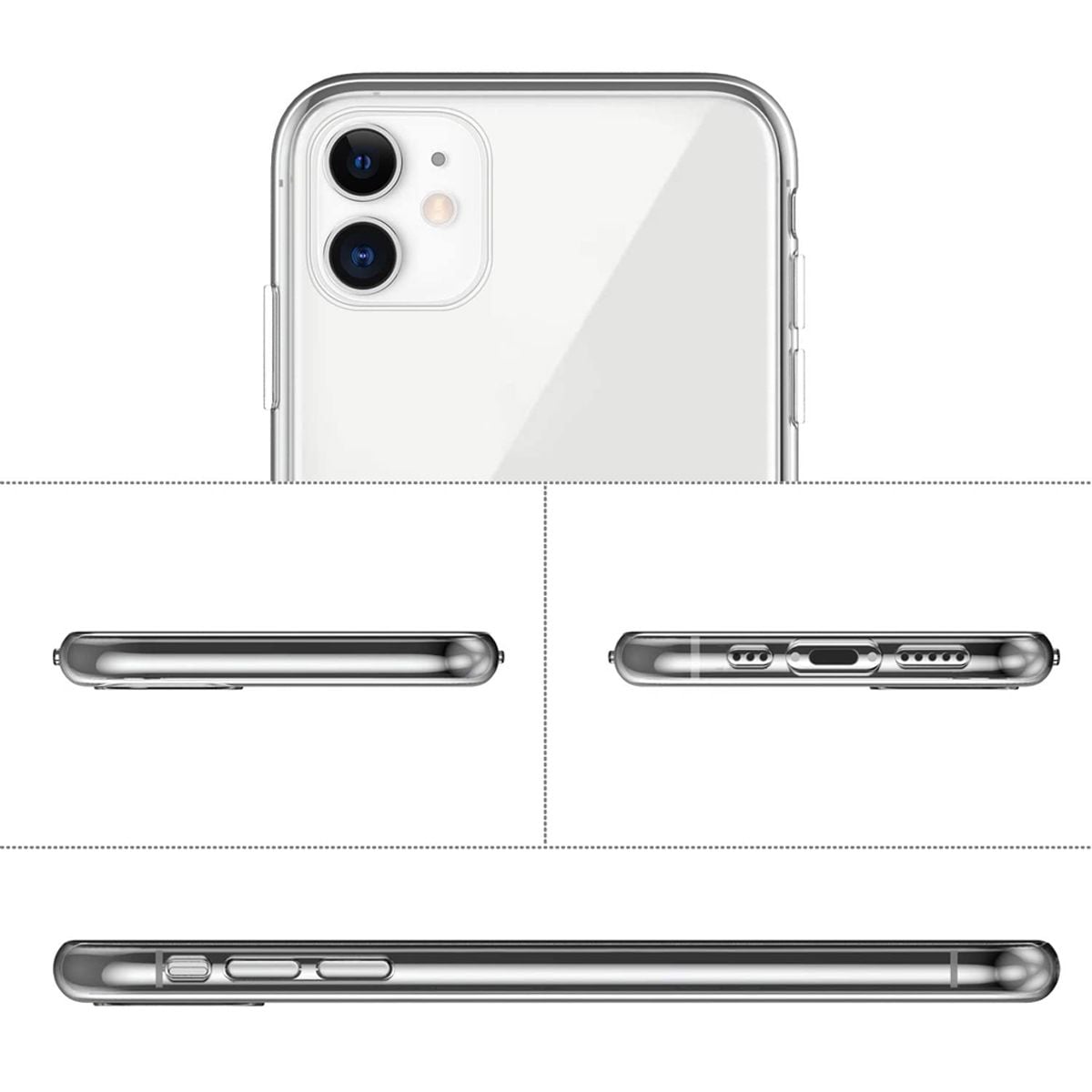 iPhone 11 Mobilskal TPU - Transparent image 3