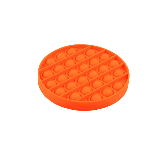 Pop it! Fidget Leksak Rund - Orange image 1