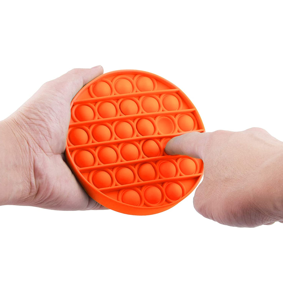 Pop it! Fidget Leksak Rund - Orange image 3