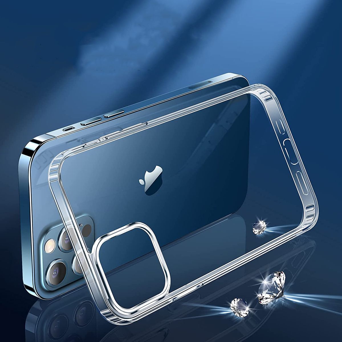 iPhone 12/12 Pro Stöttåligt MagSafe Skal - Transparent image 3