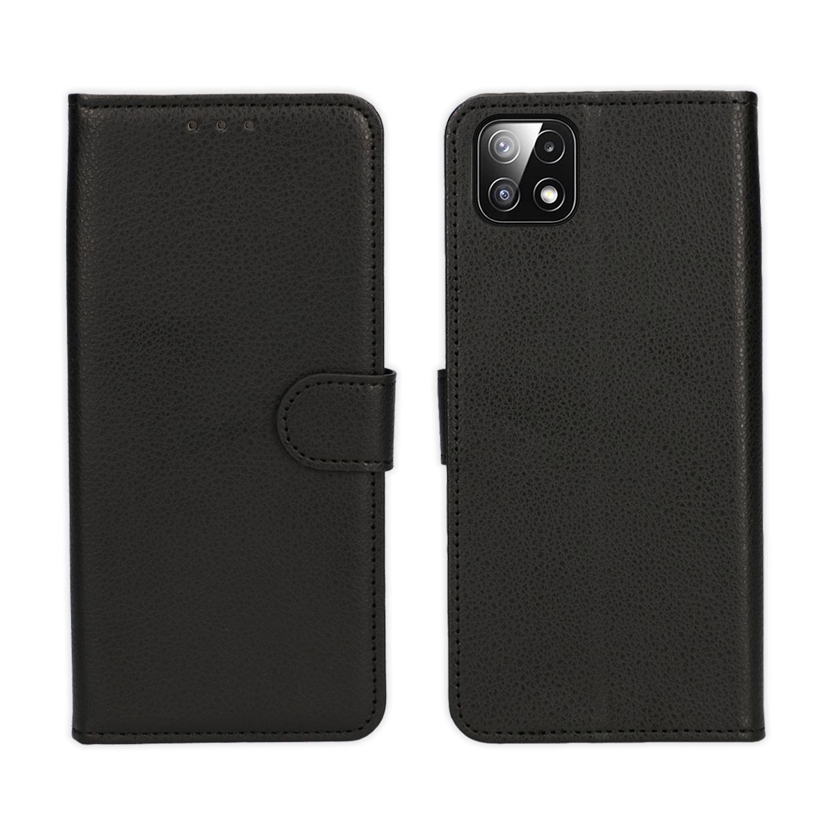 Samsung Galaxy A22 5G Plånboksfodral med Stativ - G-SP Svart image 1