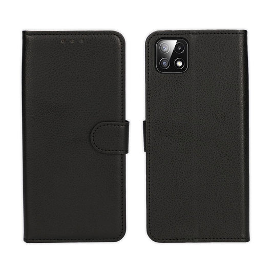 Samsung Galaxy A22 5G Plånboksfodral med Stativ - G-SP Svart image 1