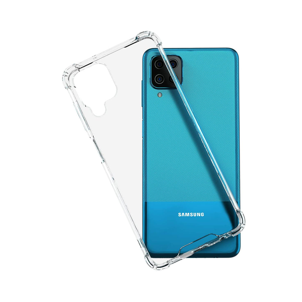 Samsung Galaxy A22 4G Extra Stöttåligt Skal - Transparent image 1