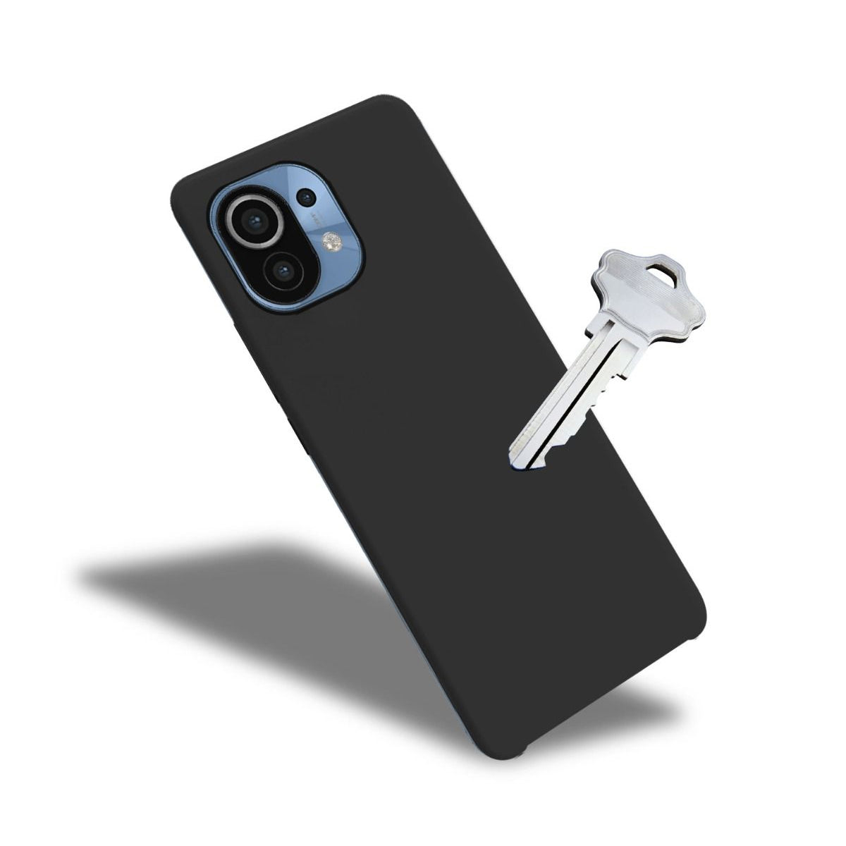 Silikonskal Xiaomi Mi 11 - Svart image 3