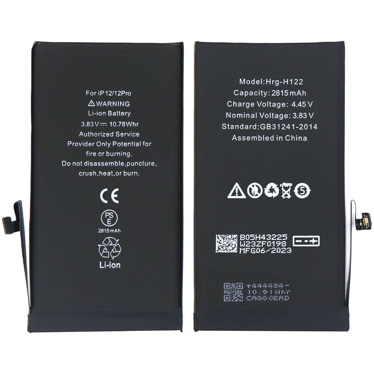 iPhone 12/12 Pro Batteri Hög Kvalité image 1