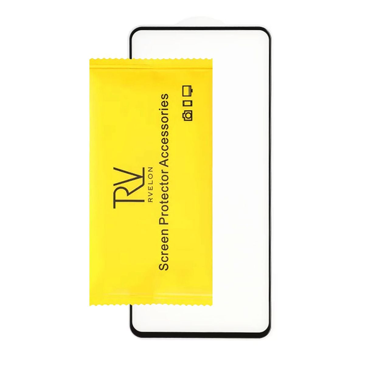 Skärmskydd Samsung A52s - 3D Härdat Glas Svart image 3