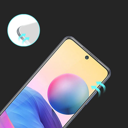Skärmskydd Xiaomi Redmi Note 10 5G - 3D Härdat Glas Svart image 3