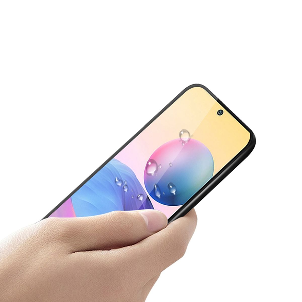 Skärmskydd Xiaomi Redmi Note 10 5G - 3D Härdat Glas Svart (bulk) image 2