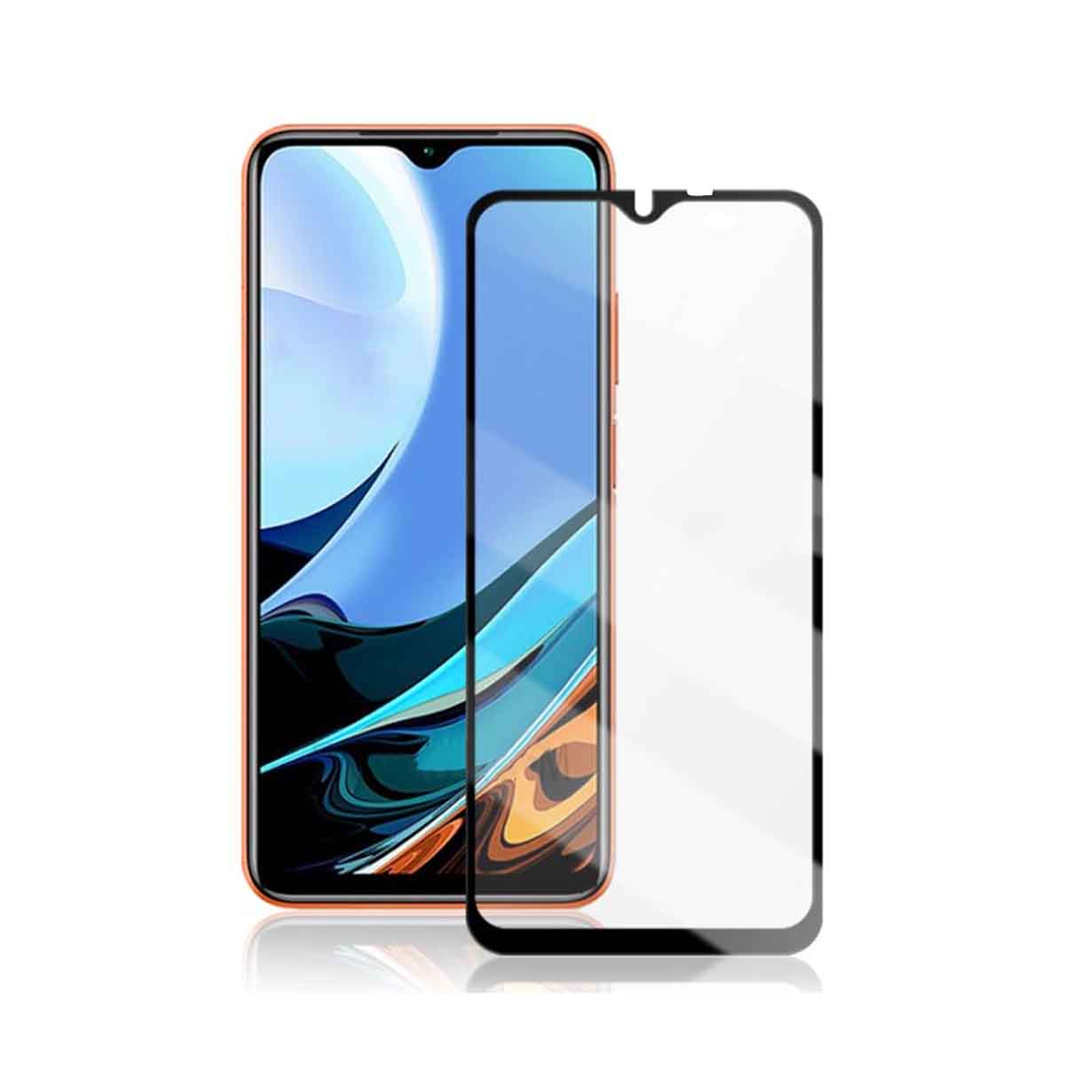 Skärmskydd Xiaomi Redmi 9T - 3D Härdat Glas Svart (bulk) image 1