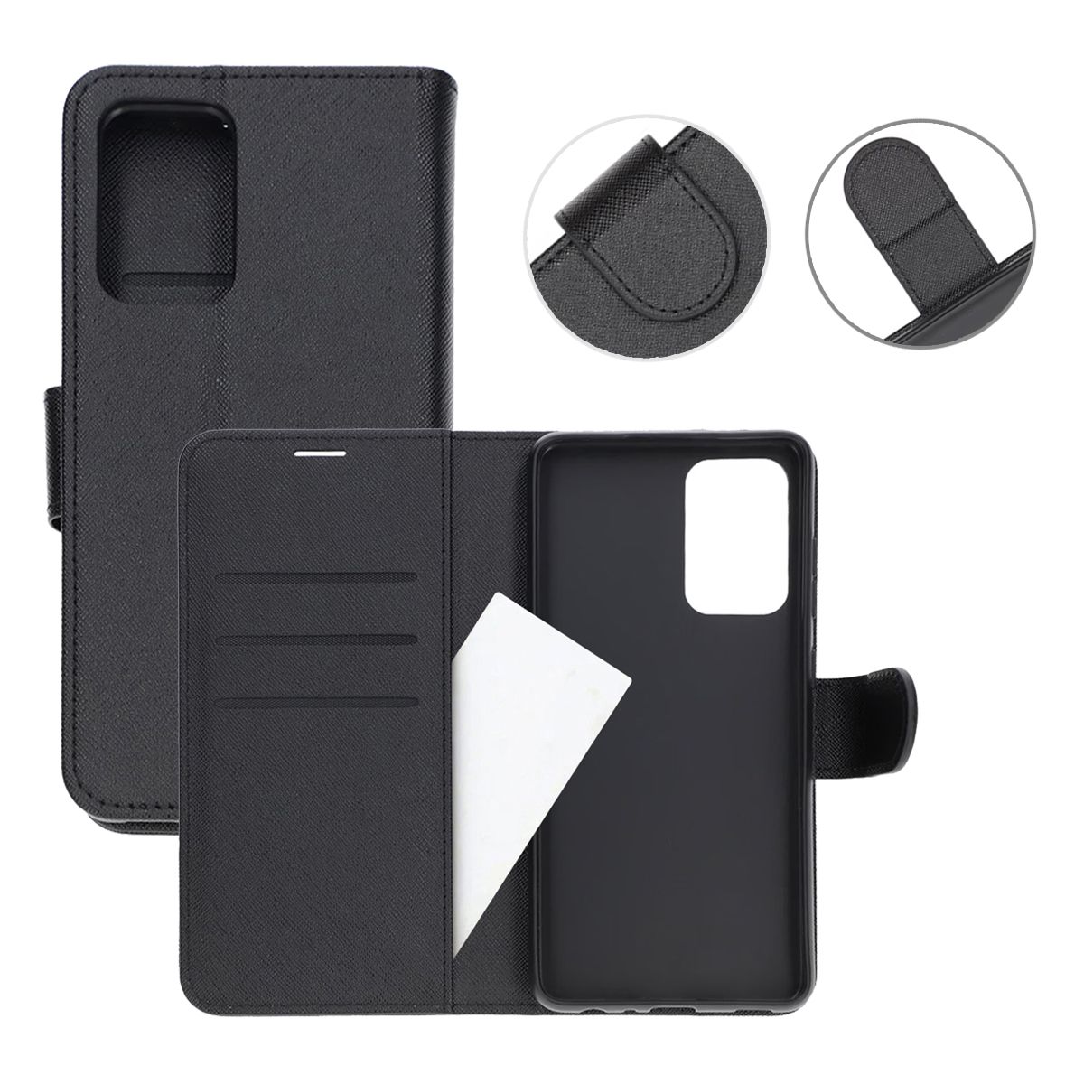Samsung Galaxy A52s Plånboksfodral med Stativ - Svart image 5
