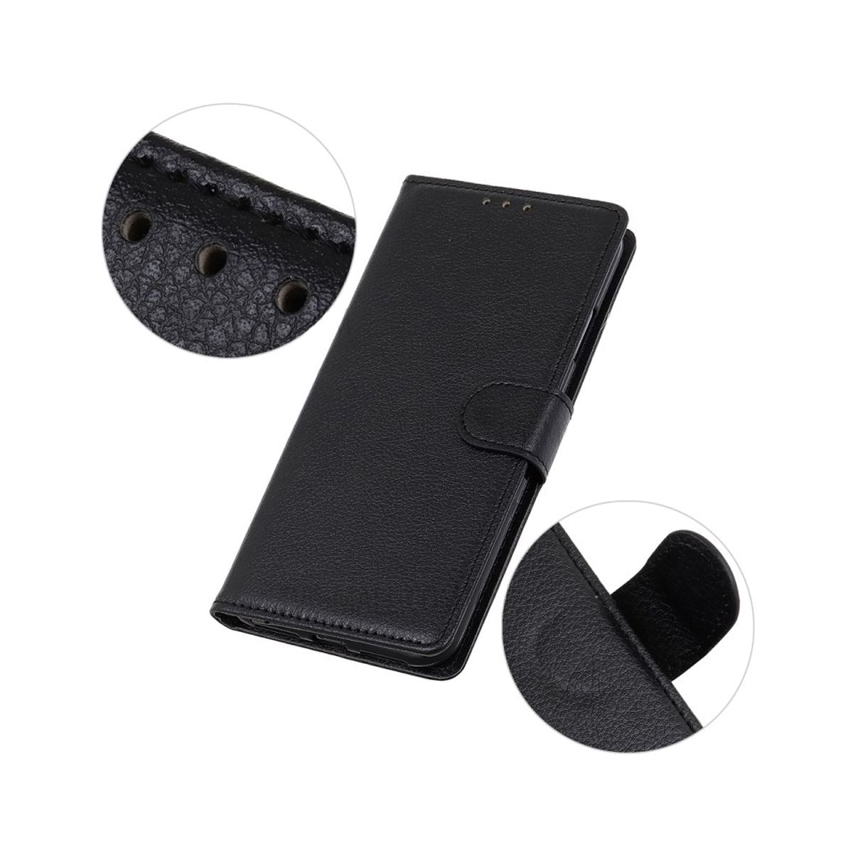 Xiaomi Redmi Note 10 5G Plånboksfodral med Stativ - Svart image 4