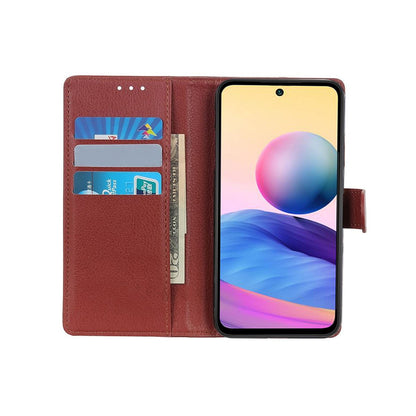 Xiaomi Redmi Note 10 5G Plånboksfodral med Stativ - Brun image 3