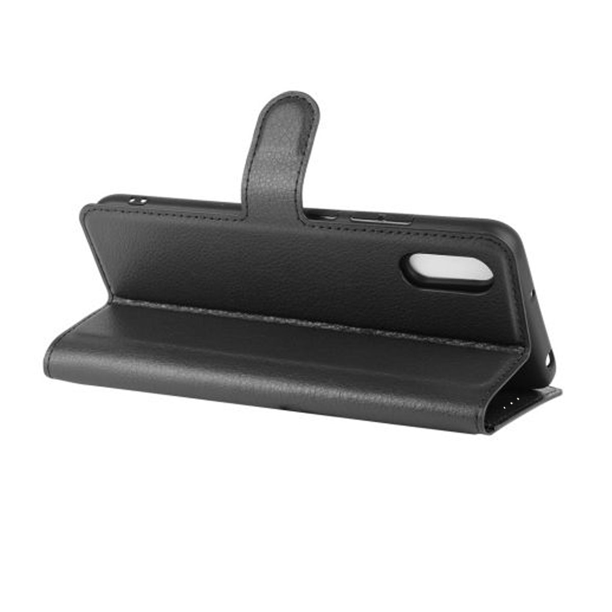 Xiaomi Redmi 9A Plånboksfodral med Stativ - Svart image 4