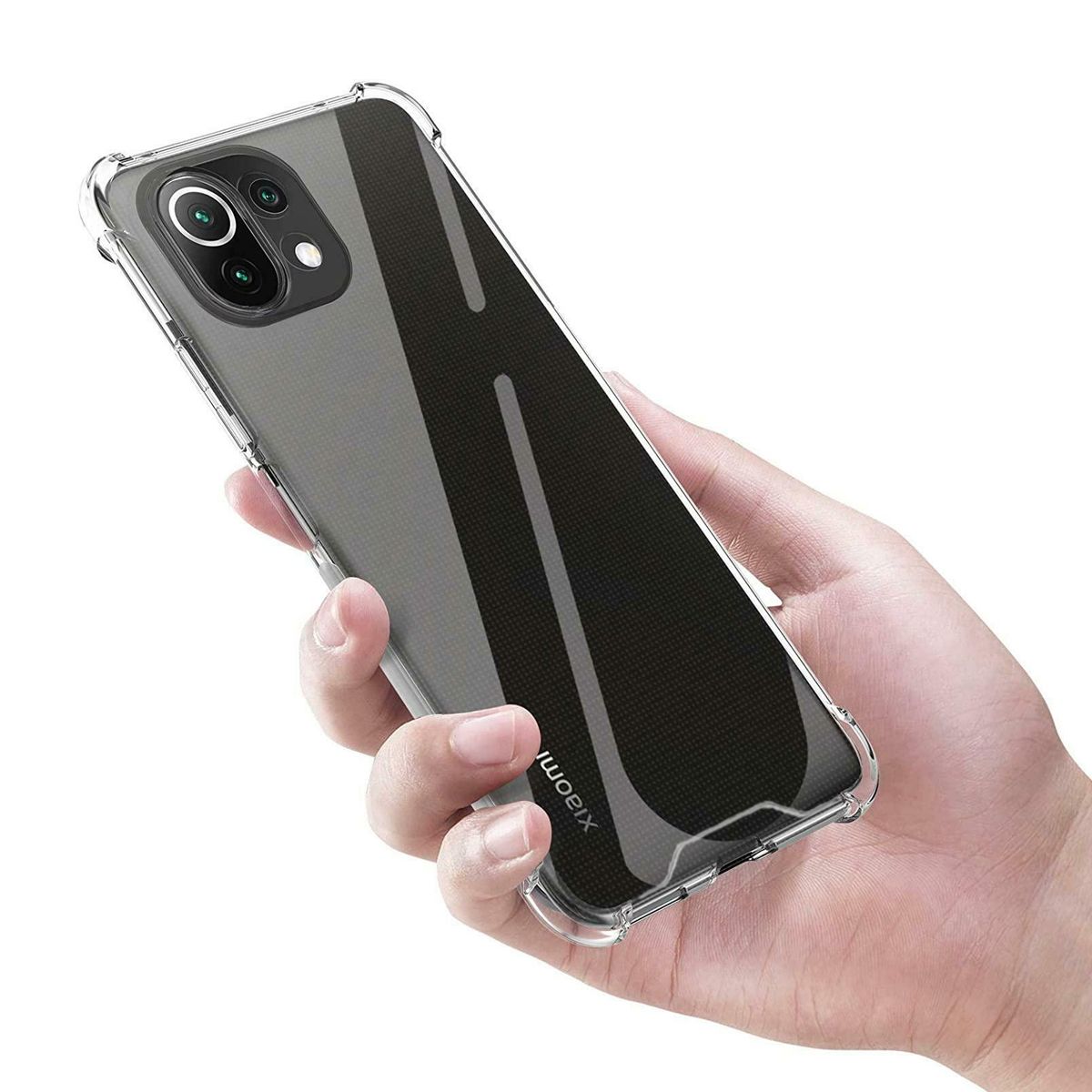 Stöttåligt Mobilskal Xiaomi Mi 11 Lite 5G - Transparent image 3