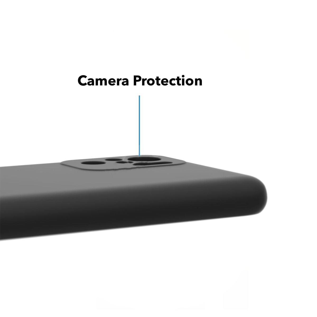 Silikonskal Xiaomi Redmi Note 10S - Svart image 2