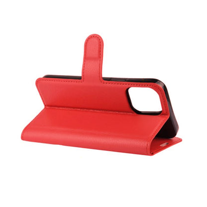 iPhone 13 Mini Plånboksfodral med Stativ - Röd image 3