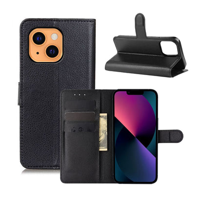 iPhone 13 Plånboksfodral med Stativ - Svart image 5