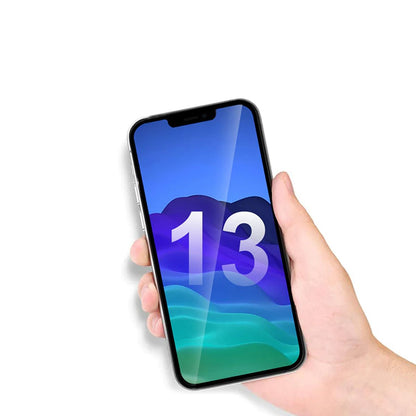 Skärmskydd iPhone 13 Pro Max/14 Plus - 3D Härdat Glas Svart (miljö) image 8