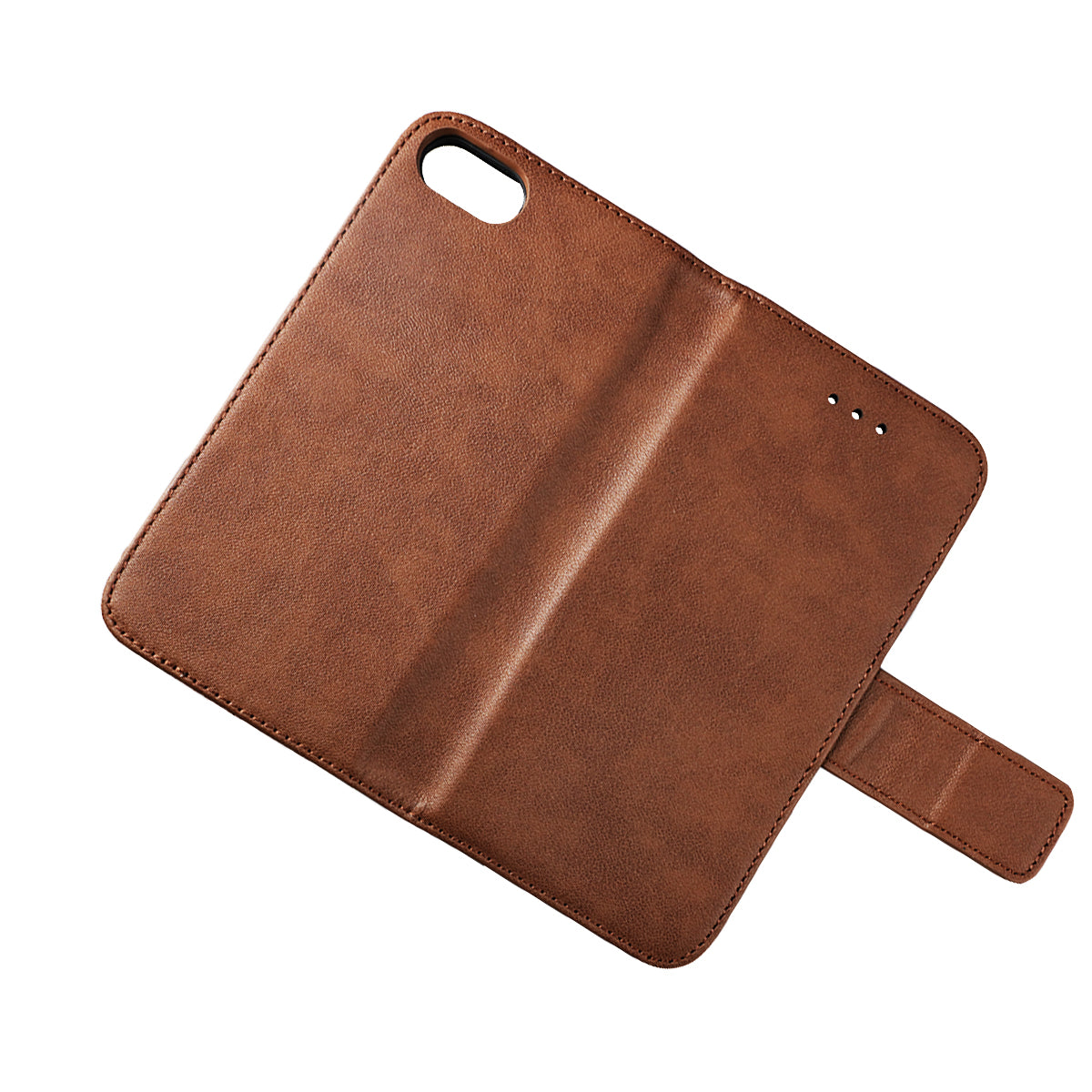 iPhone 7/8/SE 2020 Plånboksfodral Läder Rvelon - Brun image 4