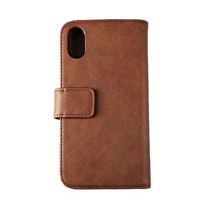 iPhone X/XS Plånboksfodral Läder Rvelon - Brun image 6
