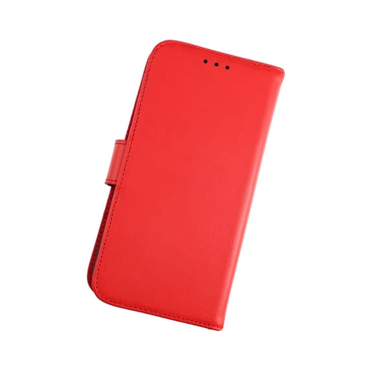 iPhone 12 Pro Max Plånboksfodral Läder Rvelon - Röd image 6