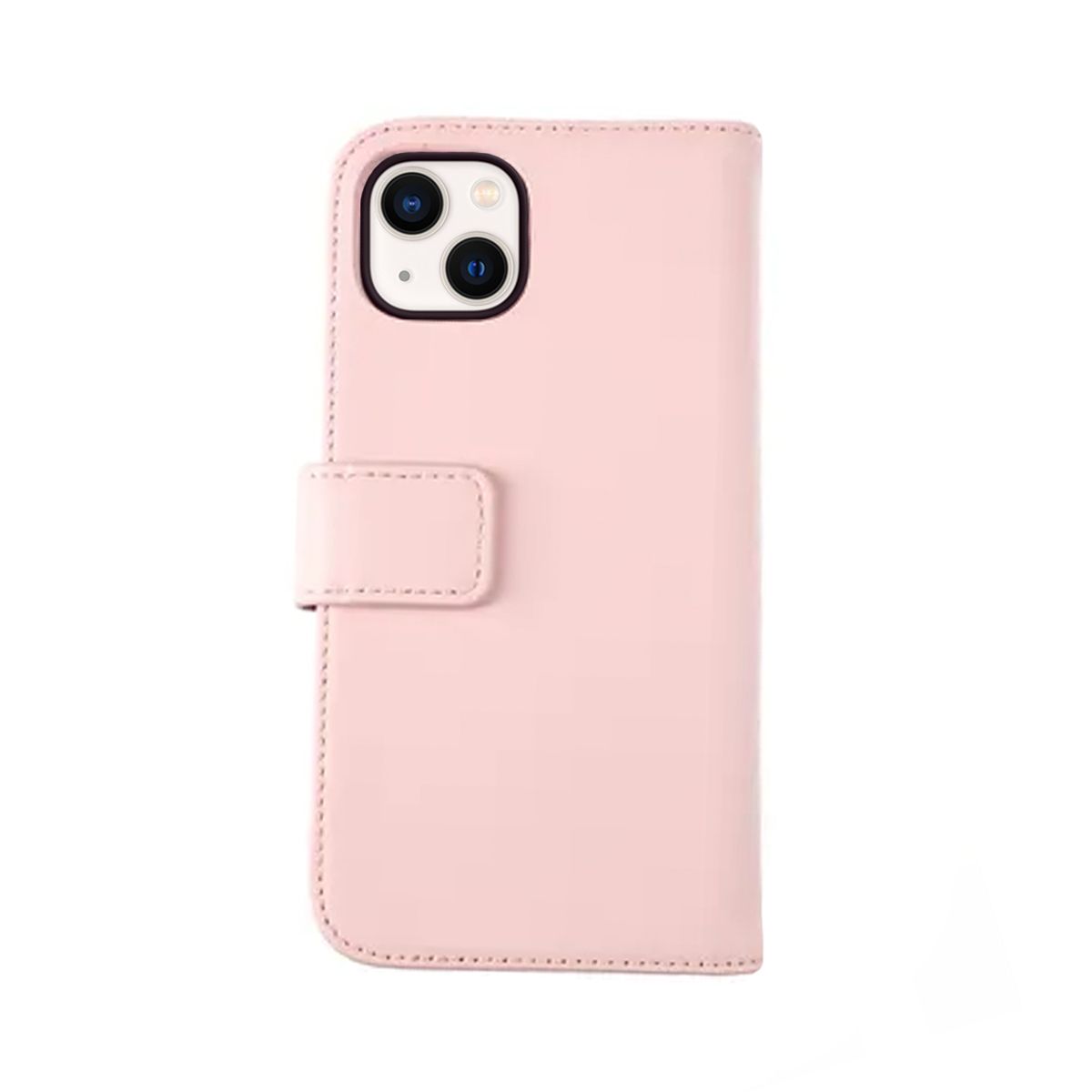 iPhone 13 Mini Plånboksfodral Läder Rvelon - Rosa image 1