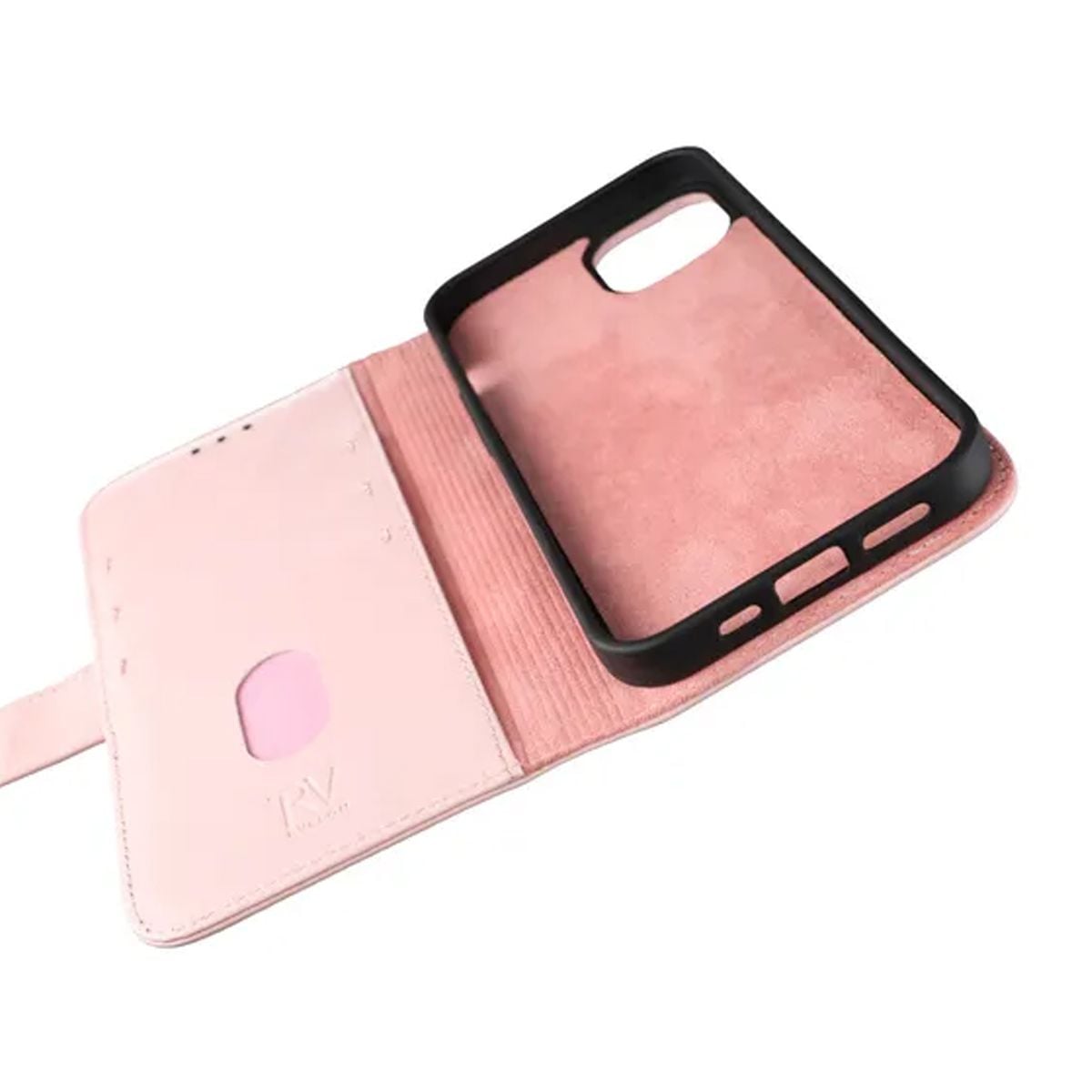 iPhone 13 Pro Plånboksfodral Läder Rvelon - Rosa image 2