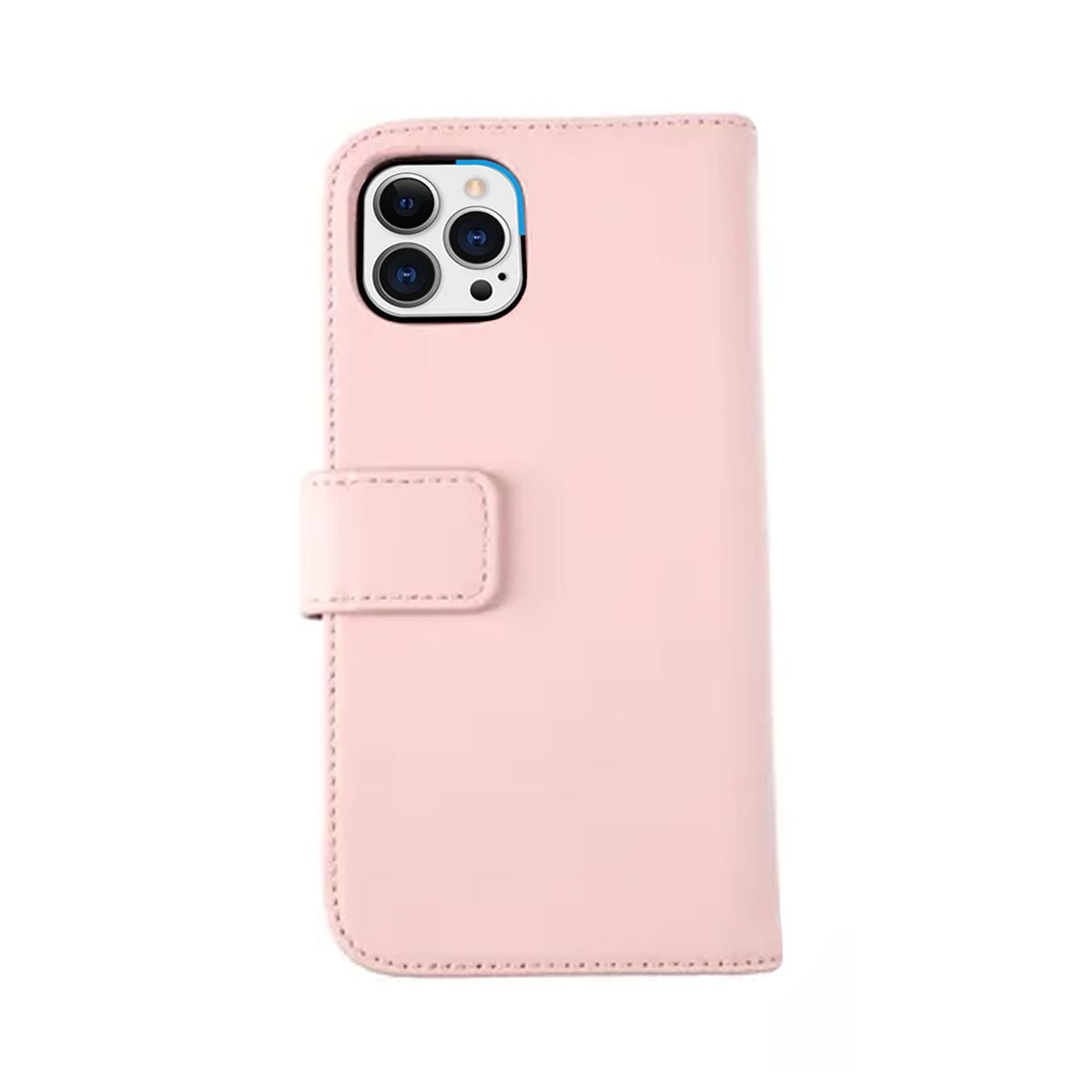 iPhone 13 Pro Max Plånboksfodral Läder Rvelon - Rosa image 1