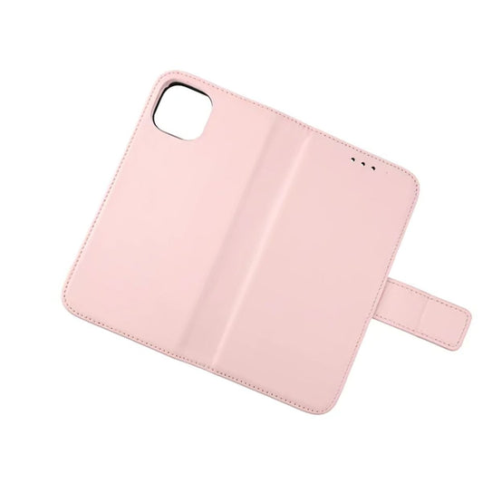 iPhone 12 Pro Max Plånboksfodral Läder Rvelon - Rosa image 4