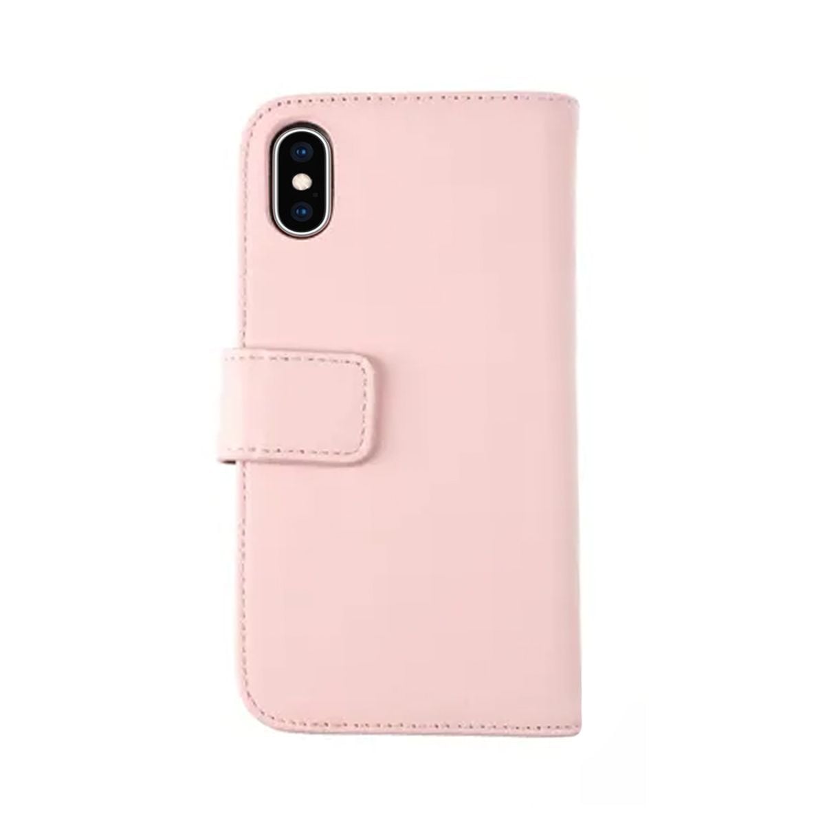 iPhone X/XS Plånboksfodral Läder Rvelon - Rosa image 1