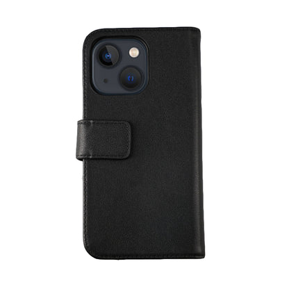 iPhone 13 Plånboksfodral Läder Rvelon - Svart image 1