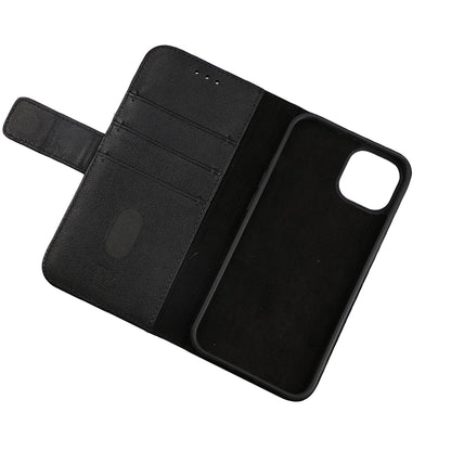 iPhone 13 Plånboksfodral Läder Rvelon - Svart image 3